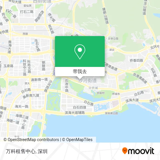 万科租售中心地图