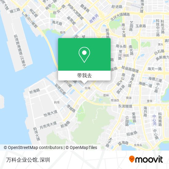 万科企业公馆地图