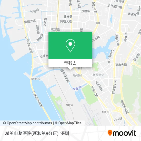 精英电脑医院(新和第9分店)地图