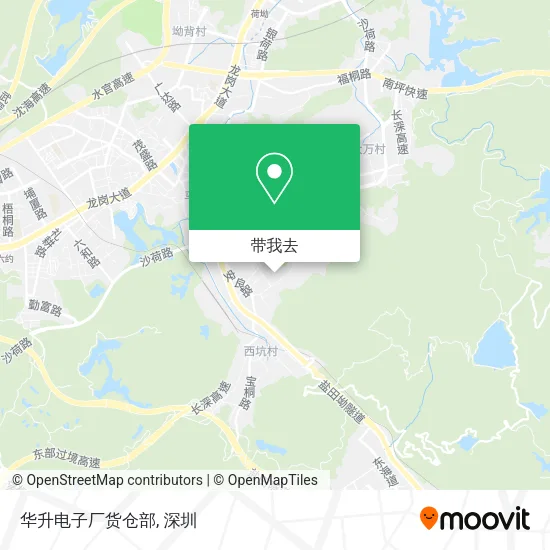 华升电子厂货仓部地图