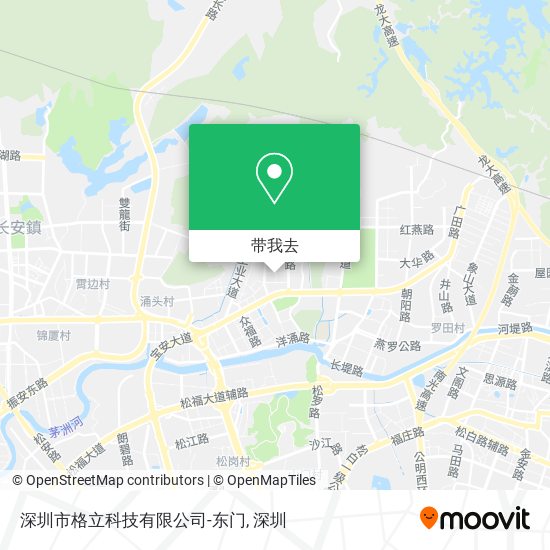 深圳市格立科技有限公司-东门地图
