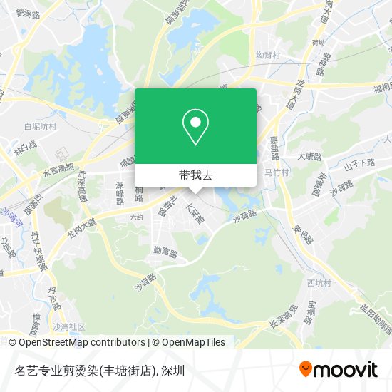 名艺专业剪烫染(丰塘街店)地图