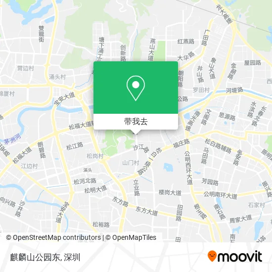 麒麟山公园东地图