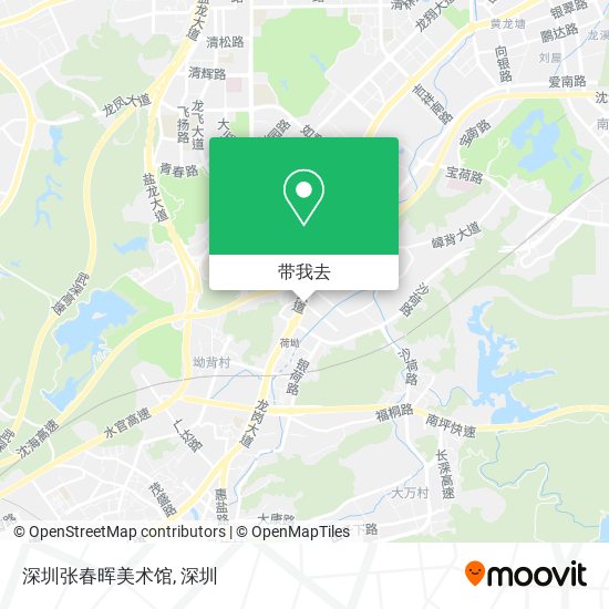深圳张春晖美术馆地图