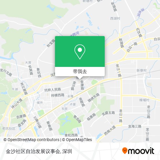 金沙社区自治发展议事会地图