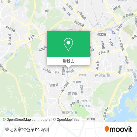 香记客家特色菜馆地图