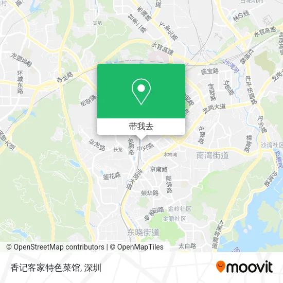 香记客家特色菜馆地图