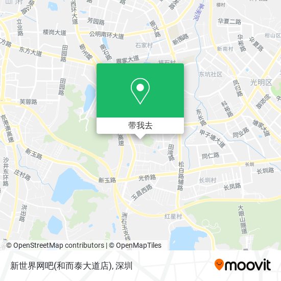 新世界网吧(和而泰大道店)地图