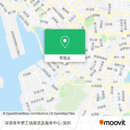 深港青年梦工场展览及服务中心地图