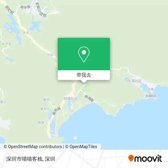 深圳市喵喵客栈地图