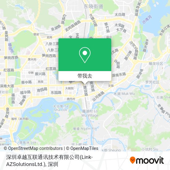深圳卓越互联通讯技术有限公司(Link-AZSolutionsLtd.)地图