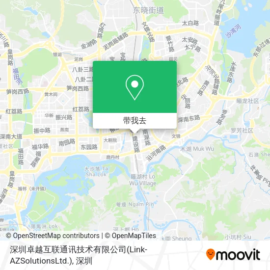 深圳卓越互联通讯技术有限公司(Link-AZSolutionsLtd.)地图
