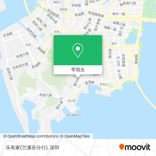 乐有家(兰溪谷分行)地图