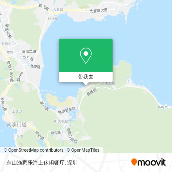 东山渔家乐海上休闲餐厅地图
