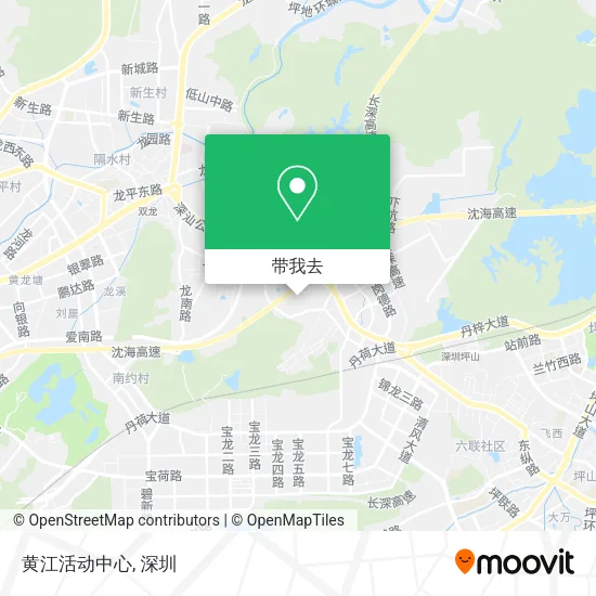 黄江活动中心地图