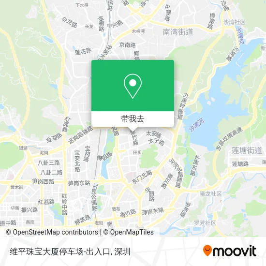 维平珠宝大厦停车场-出入口地图