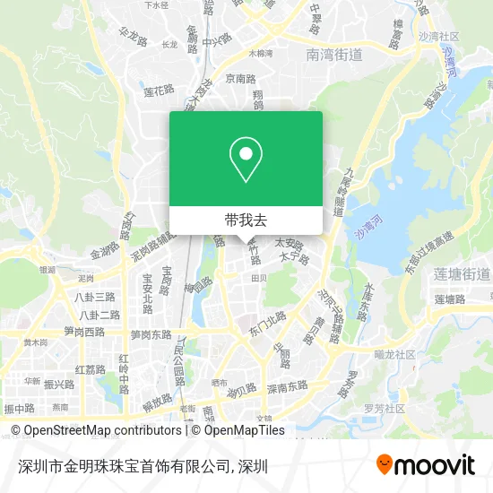 深圳市金明珠珠宝首饰有限公司地图