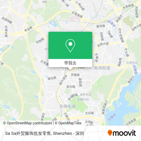 Sa Sa外贸服饰批发零售地图