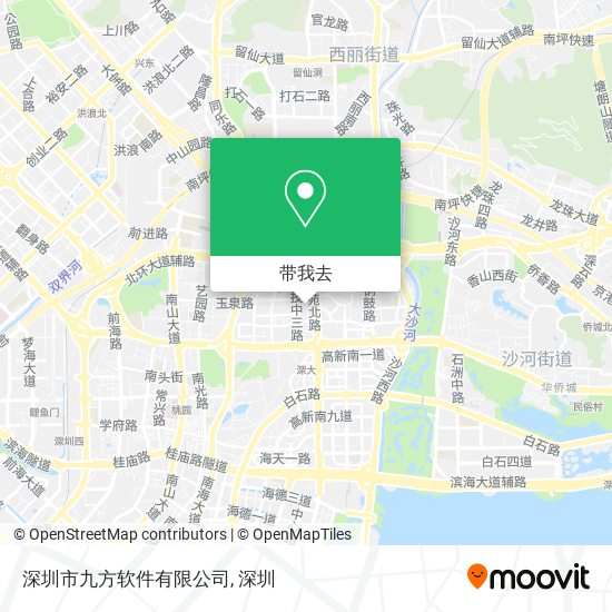 深圳市九方软件有限公司地图