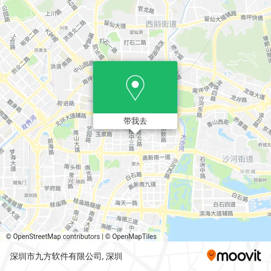 深圳市九方软件有限公司地图
