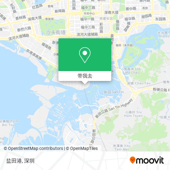 盐田港地图