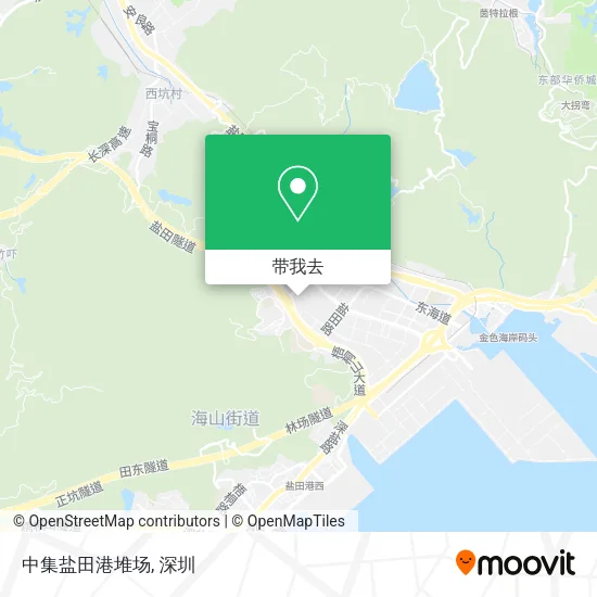 中集盐田港堆场地图