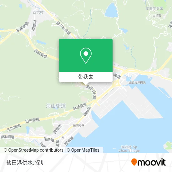 盐田港供水地图