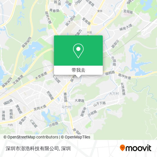 深圳市澎浩科技有限公司地图
