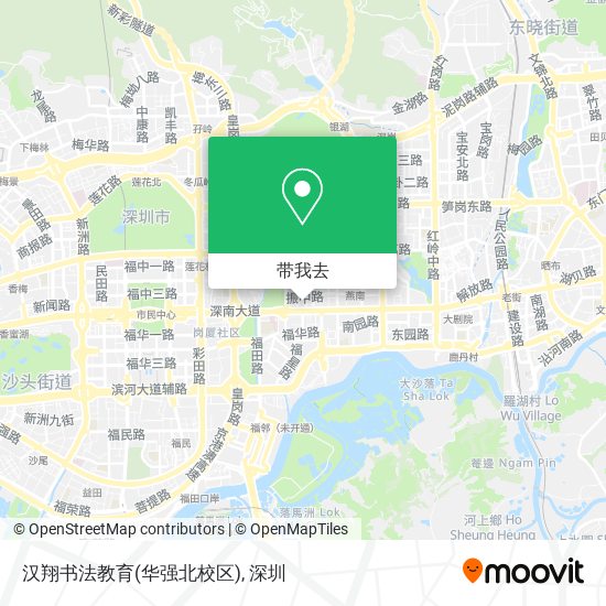 汉翔书法教育(华强北校区)地图