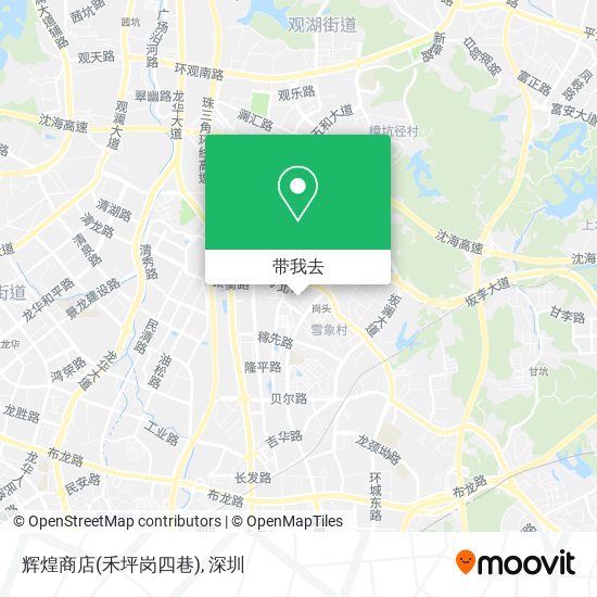 辉煌商店(禾坪岗四巷)地图