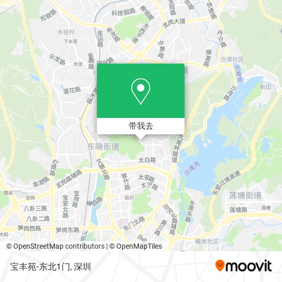 宝丰苑-东北1门地图