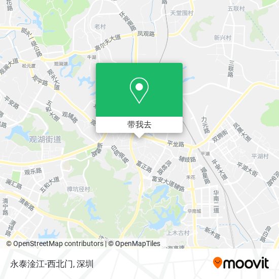 永泰淦江-西北门地图