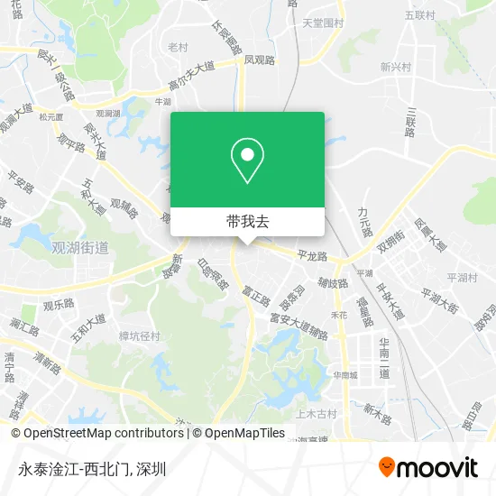 永泰淦江-西北门地图