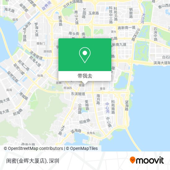 闺蜜(金晖大厦店)地图