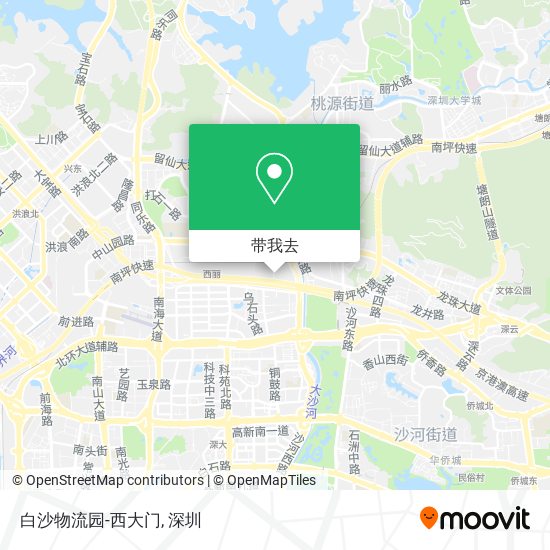 白沙物流园-西大门地图