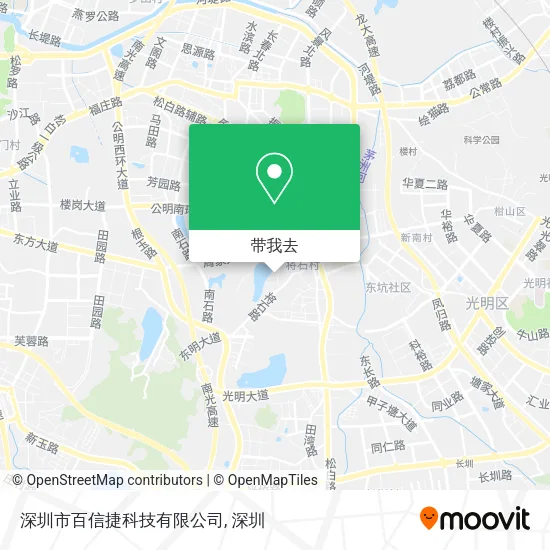 深圳市百信捷科技有限公司地图