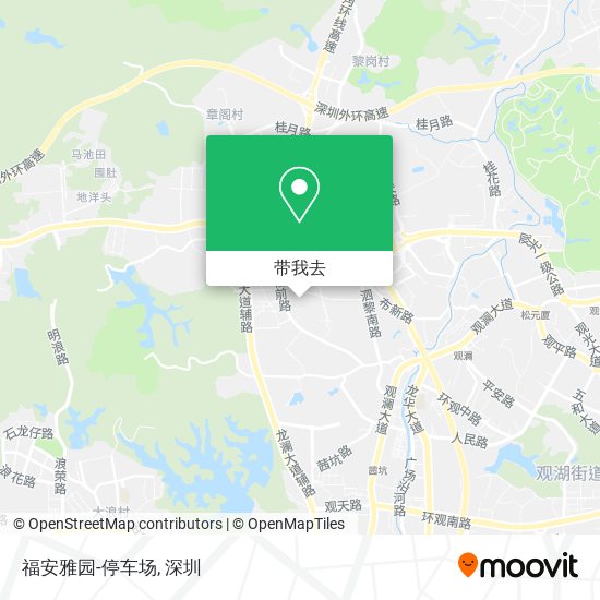 福安雅园-停车场地图