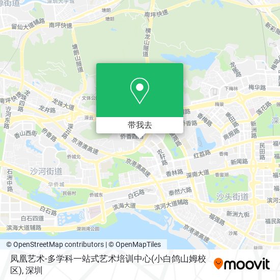 凤凰艺术-多学科一站式艺术培训中心(小白鸽山姆校区)地图
