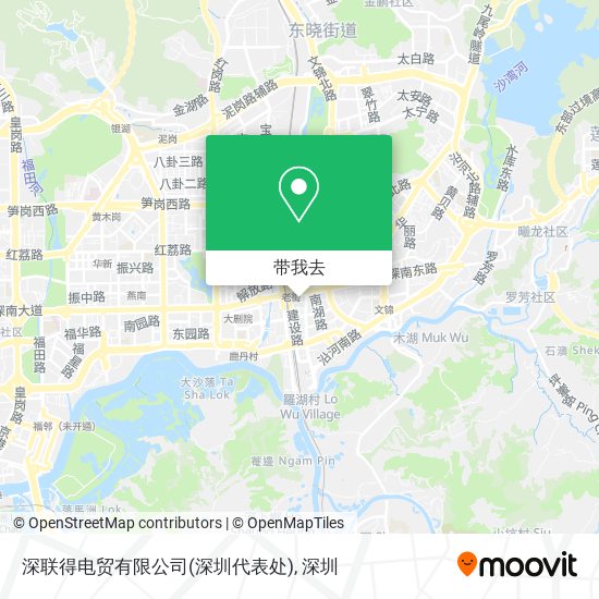 深联得电贸有限公司(深圳代表处)地图