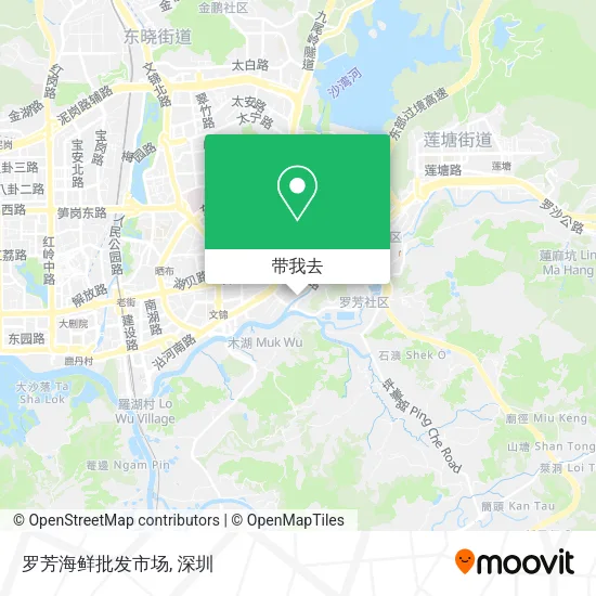 罗芳海鲜批发市场地图