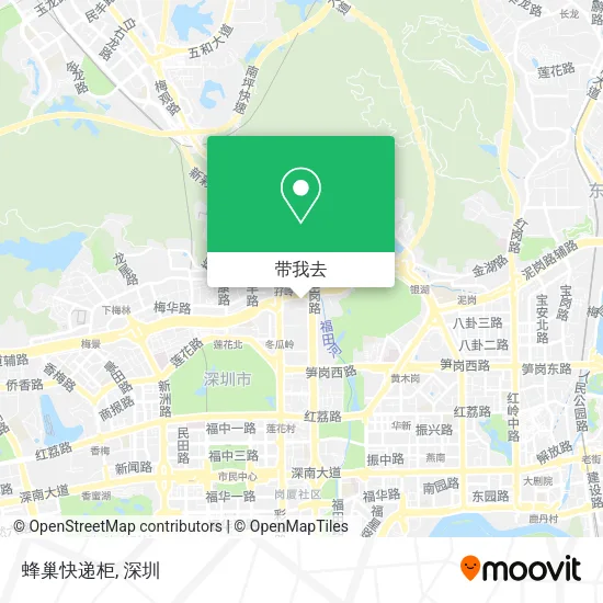 蜂巢快递柜地图