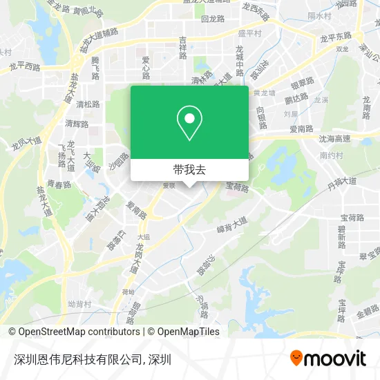深圳恩伟尼科技有限公司地图