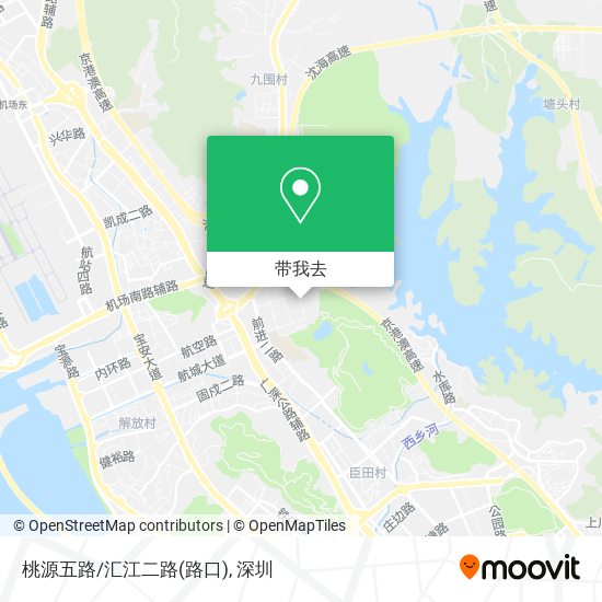 桃源五路/汇江二路(路口)地图