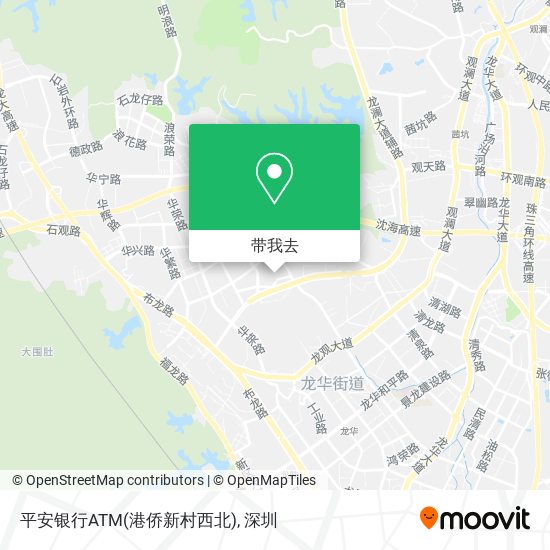 平安银行ATM(港侨新村西北)地图