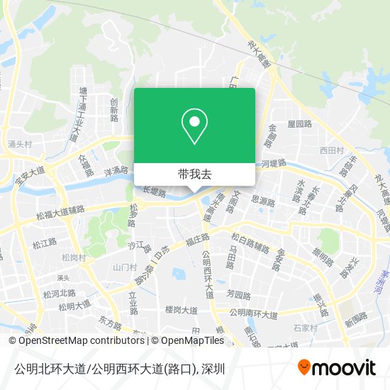 公明北环大道/公明西环大道(路口)地图