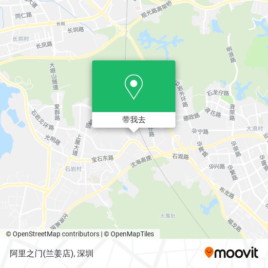 阿里之门(兰姜店)地图