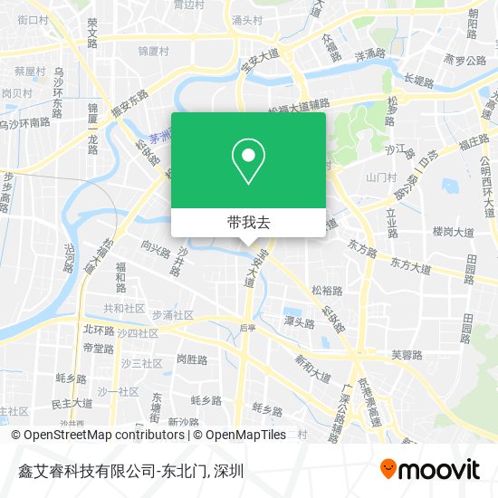 鑫艾睿科技有限公司-东北门地图
