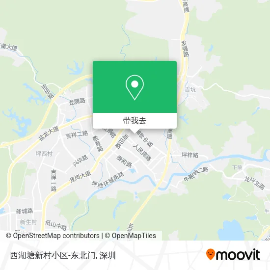 西湖塘新村小区-东北门地图