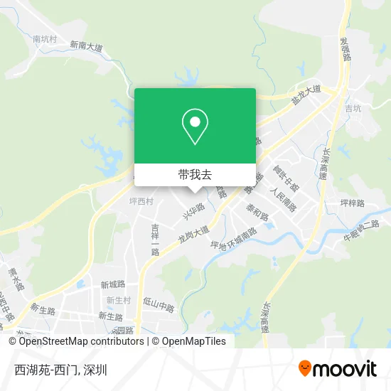 西湖苑-西门地图