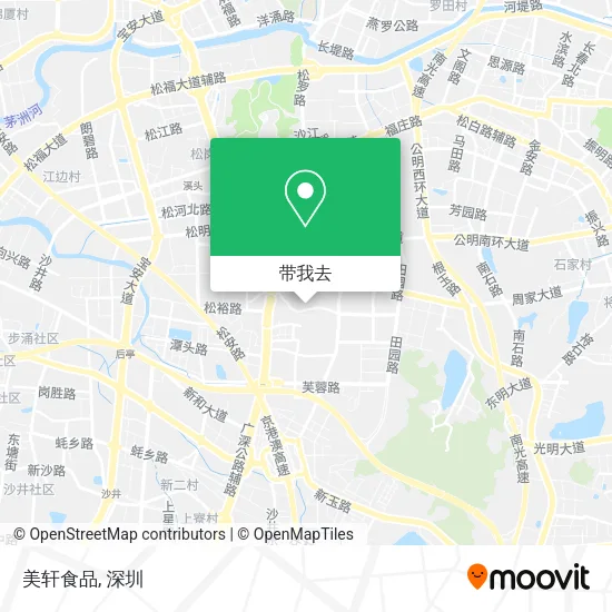 美轩食品地图